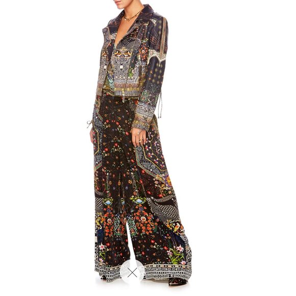 NWT Camilla Studded Leather Biker Jacket Behind Closed Doors S - Picture 5 of 14